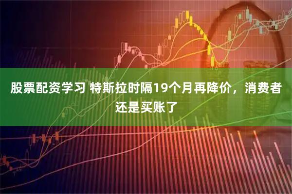 股票配资学习 特斯拉时隔19个月再降价，消费者还是买账了